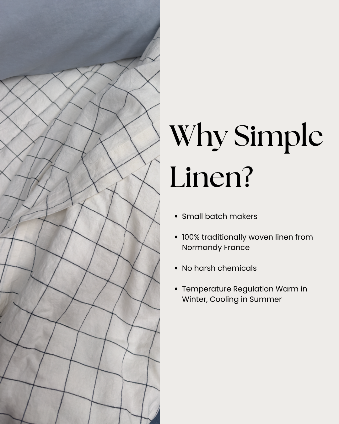 Linen Duvet Cover Set - Alice