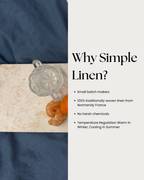 Linen Fitted Sheet in Cloudberry