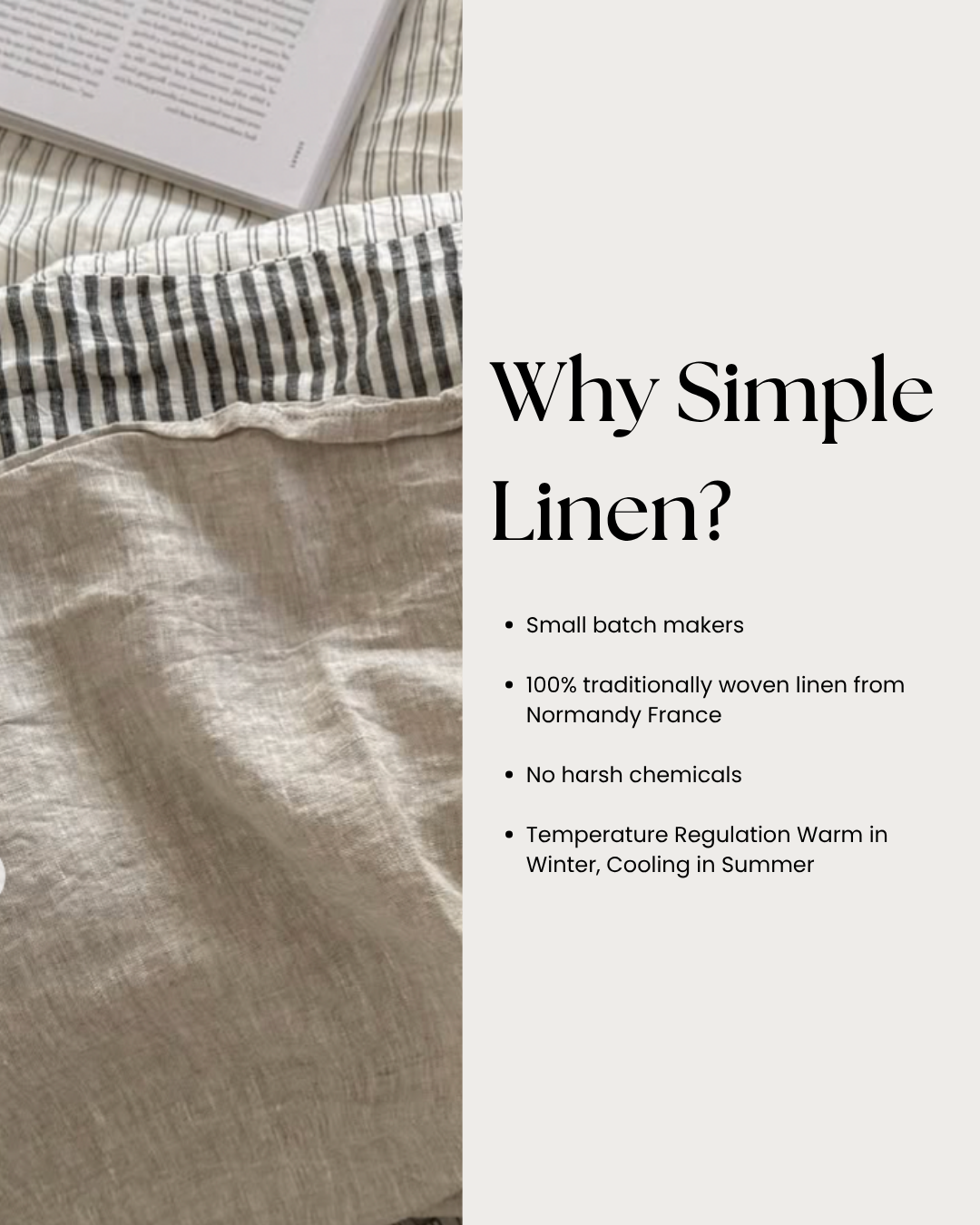 Linen Duvet Cover Set - Ida