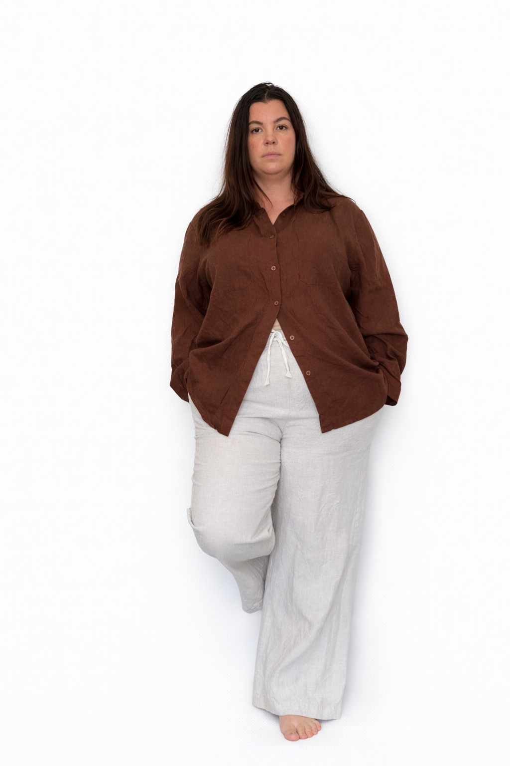 Oversized Linen Shirt