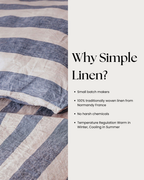 Linen Flat Sheet in Talulah