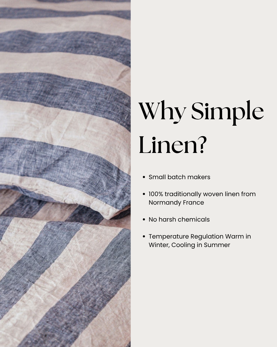 Linen Duvet Cover Set - Melody