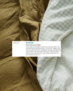 Linen Fitted Sheet in Olive