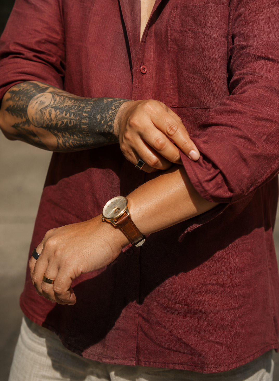 Oversized Linen Shirt
