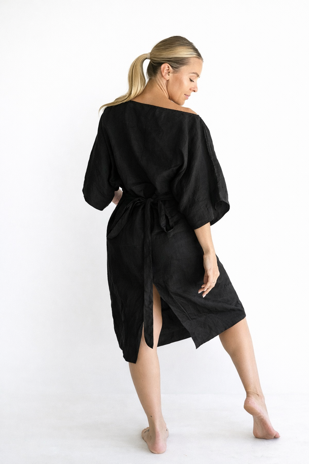 Aurora Linen Dress Simple Linen Aurora Linen Dress Simple Linen