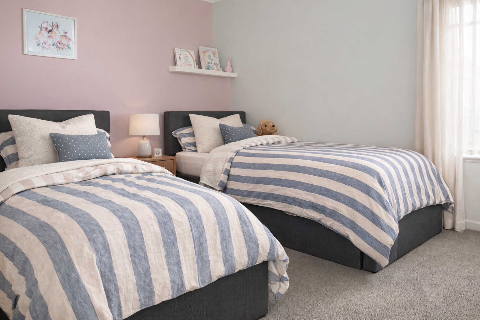 Linen Duvet Cover Set - Melody