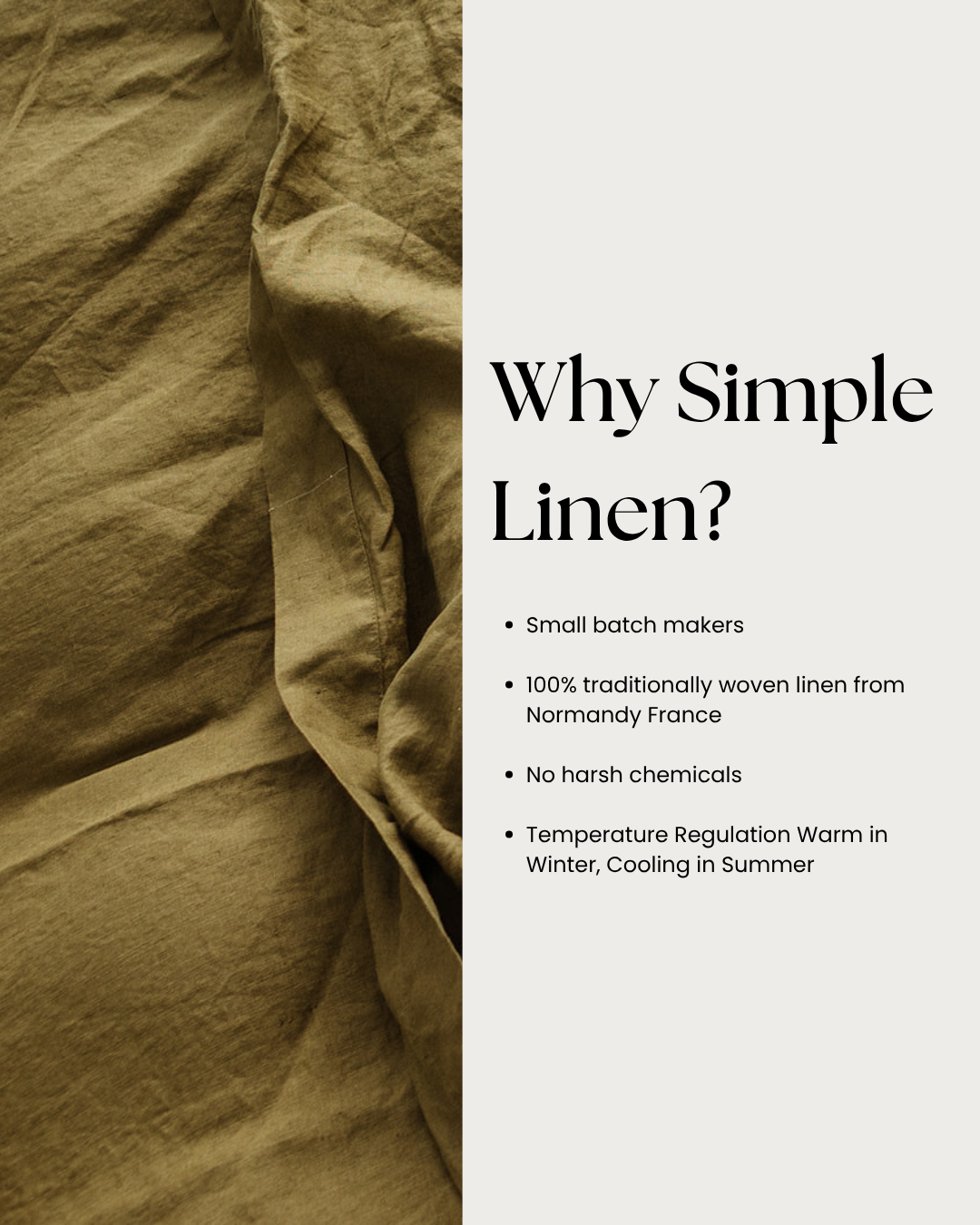 Linen Pillowcases in Olive