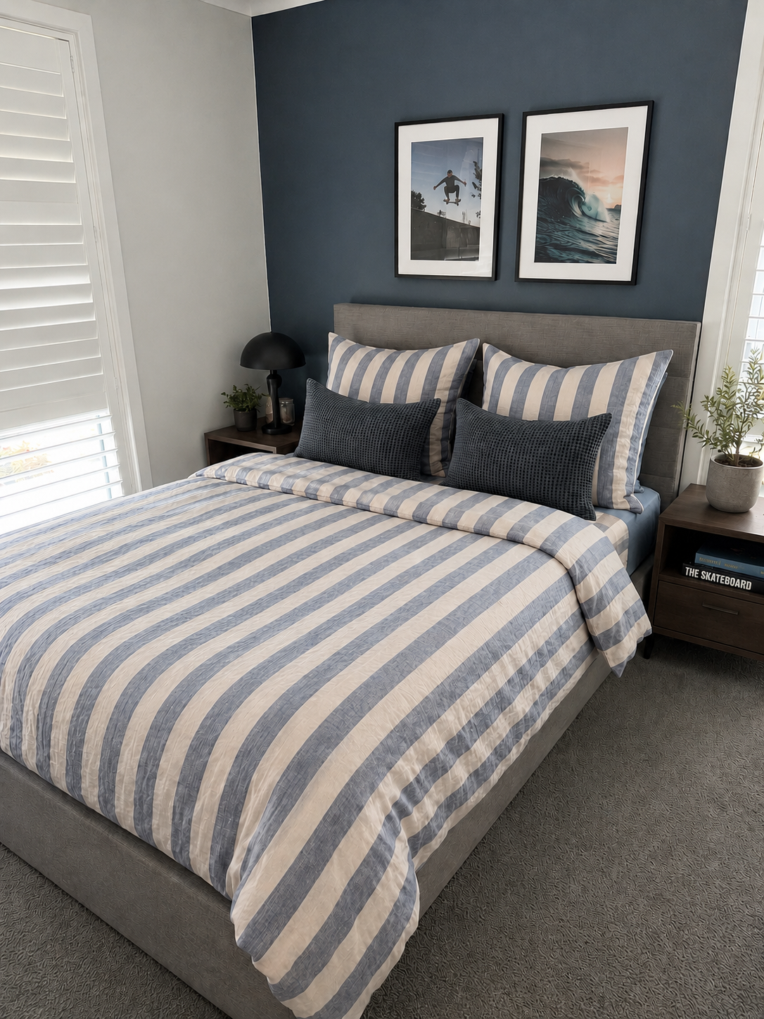 Linen Duvet Cover Set - Melody