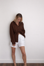 Oversized Linen Shirt