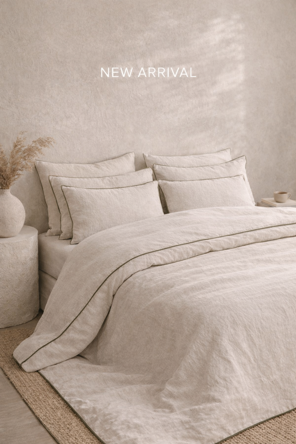 The Normandy Collection - Linen Piped Duvet Covers