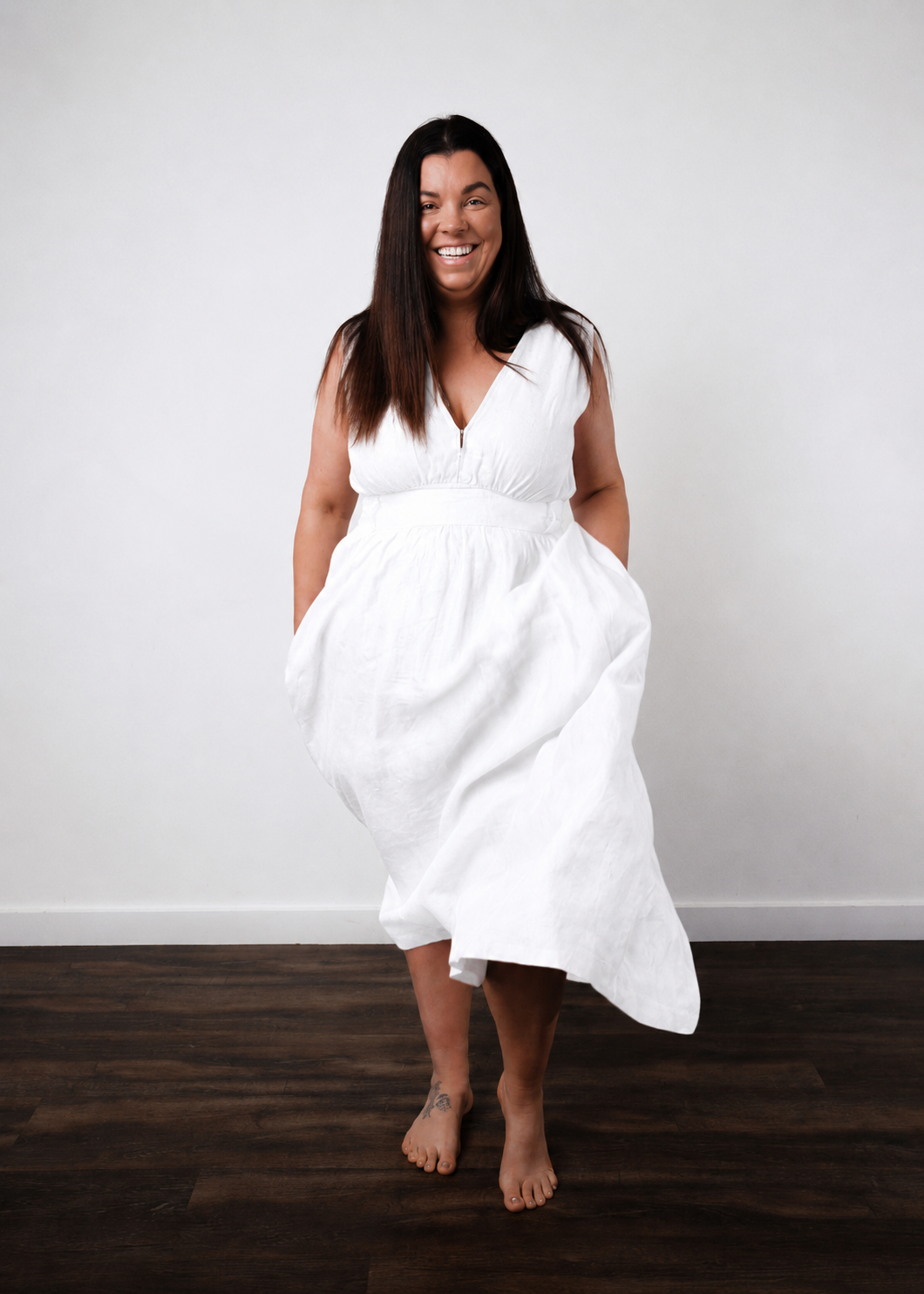 Freya Linen Dress