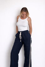 Daize Linen Racer Pant