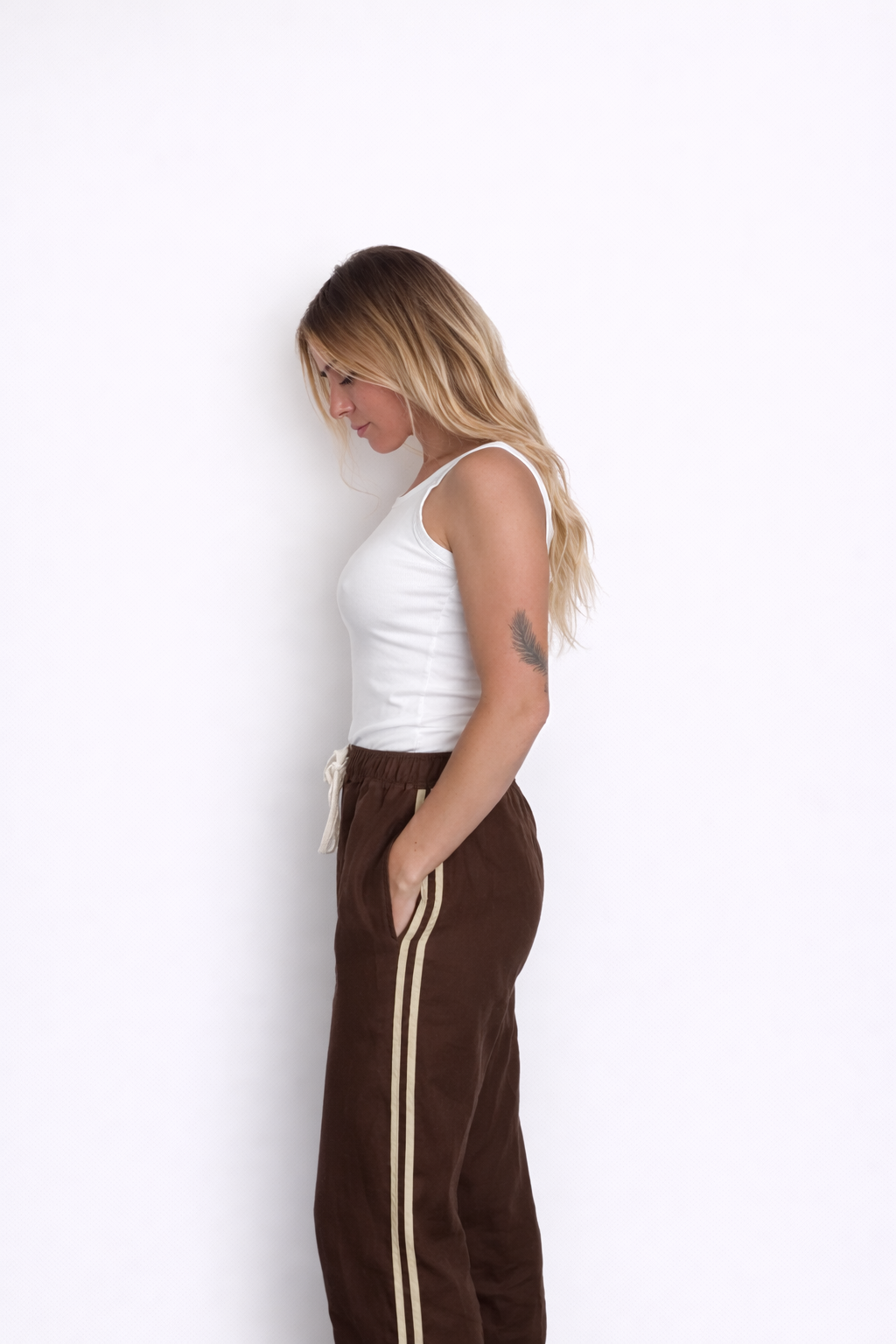 Daize Linen Racer Pant