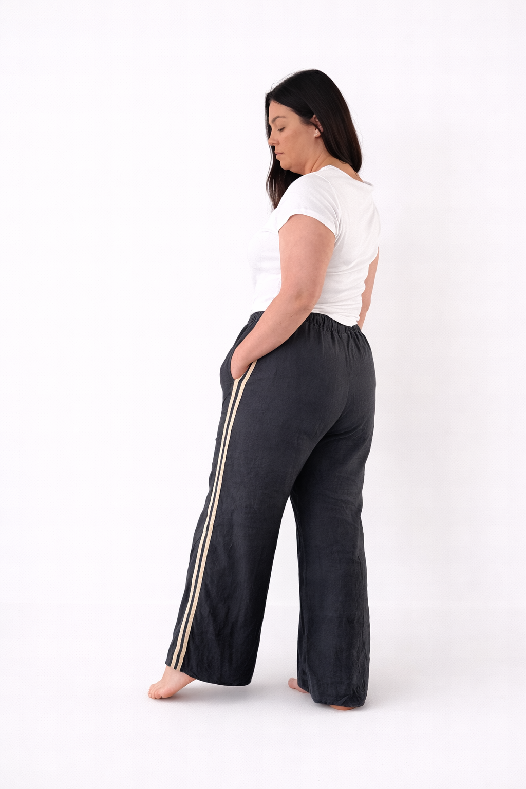 Daize Linen Racer Pant