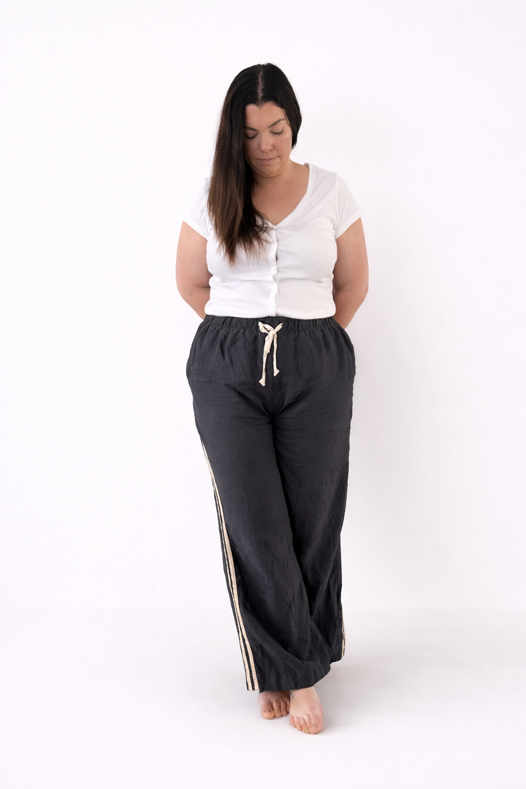 Daize Linen Racer Pant