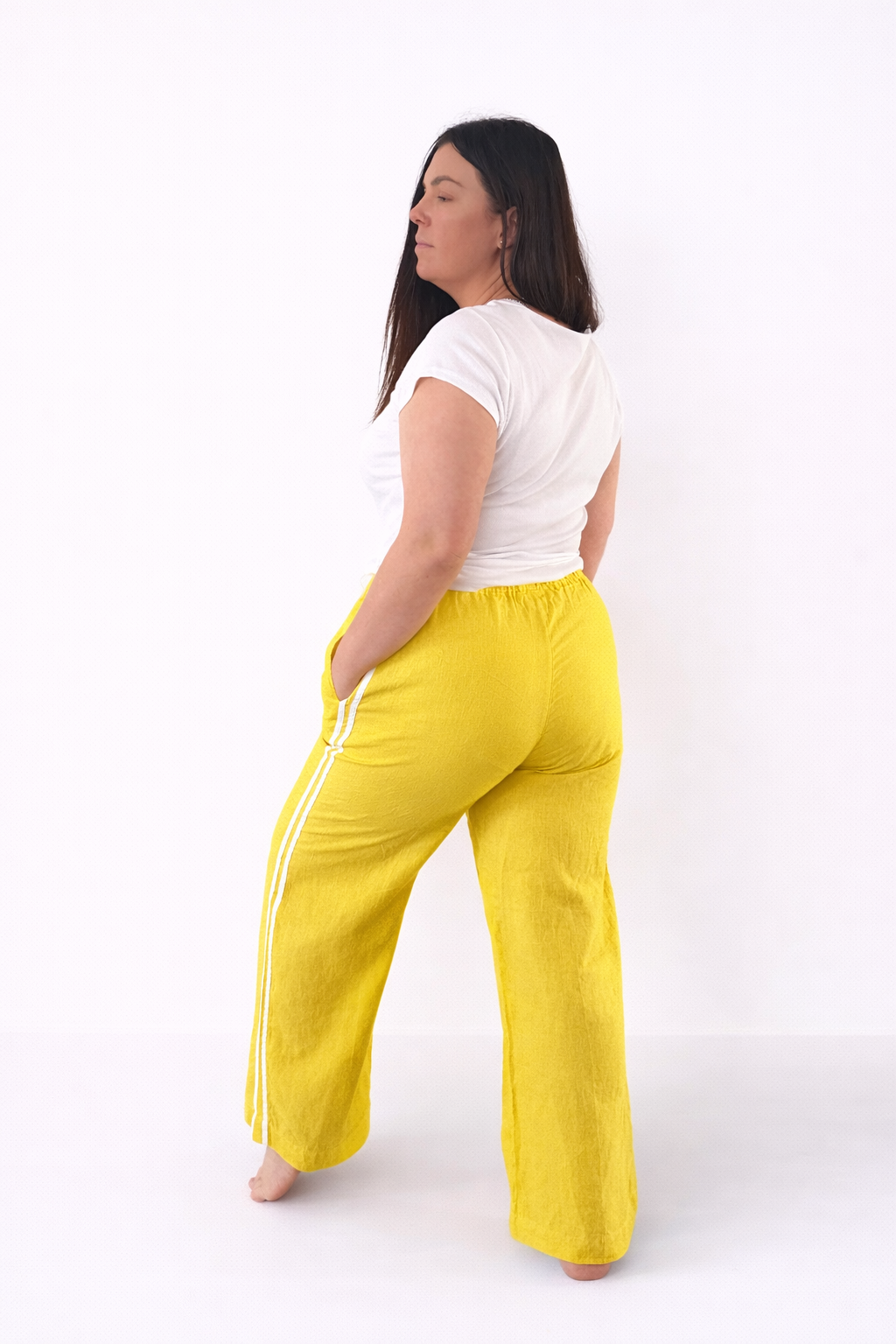 Daize Linen Racer Pant