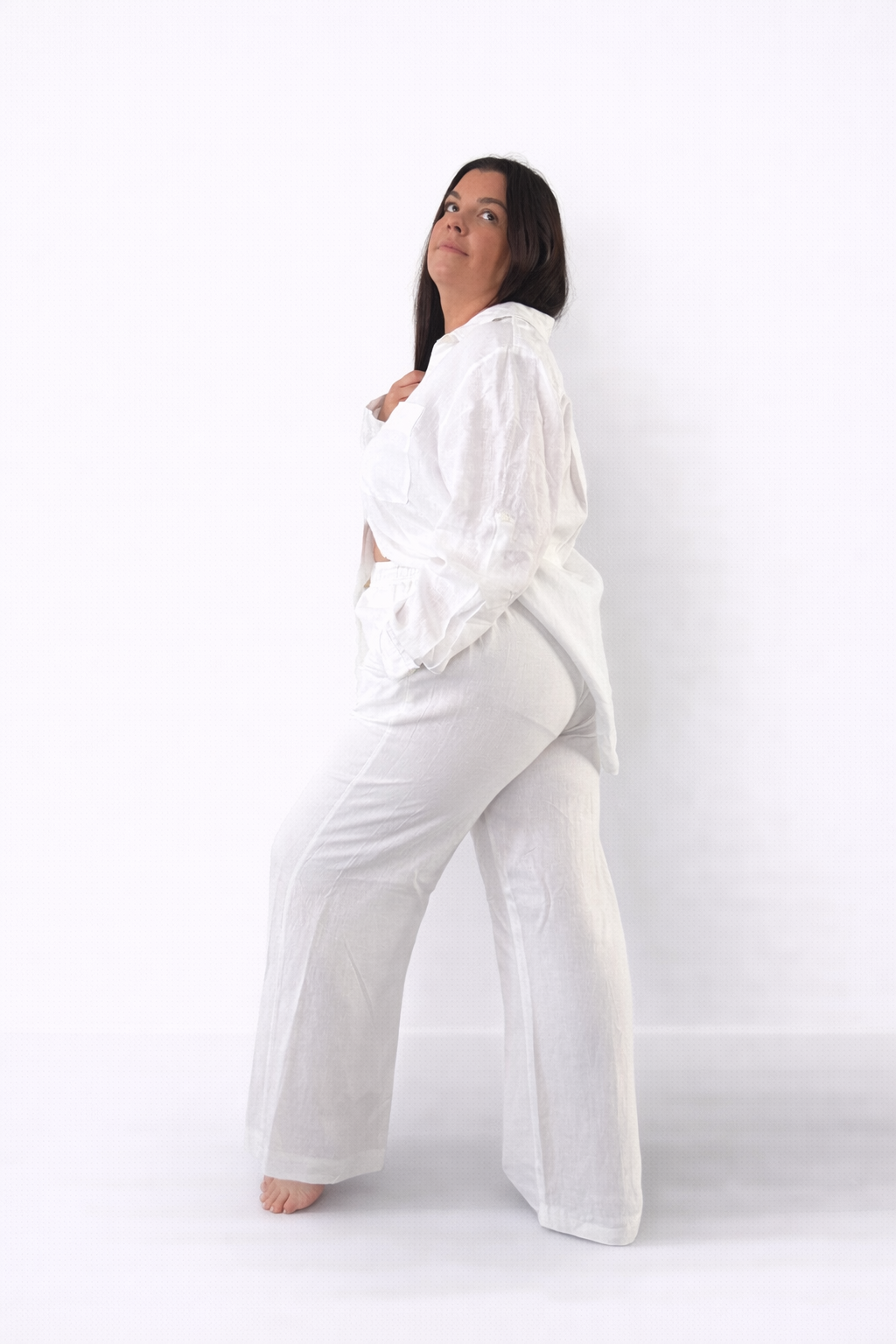 Night to Day Linen Long Sleeve Set