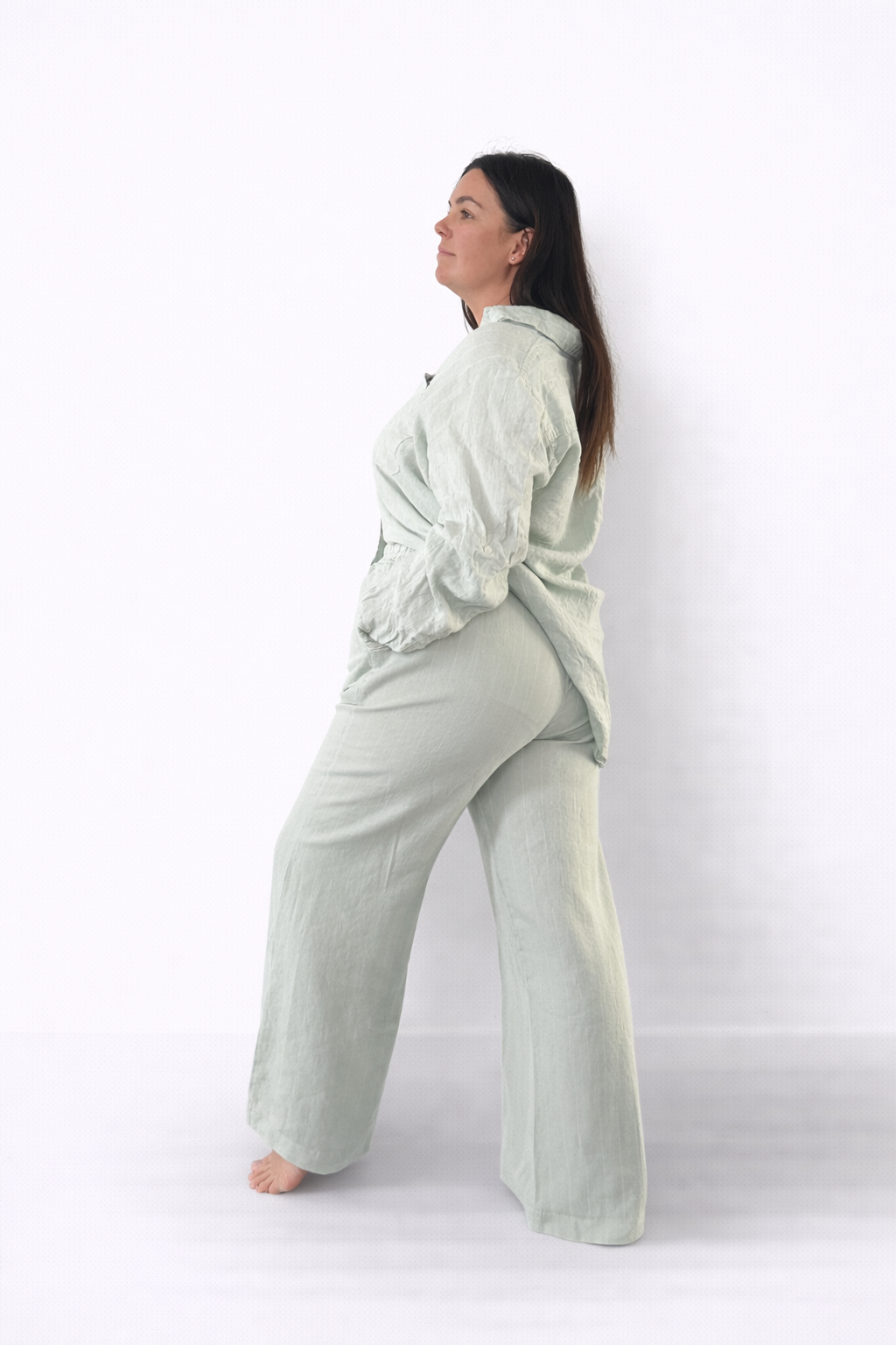 Night to Day Linen Long Sleeve Set