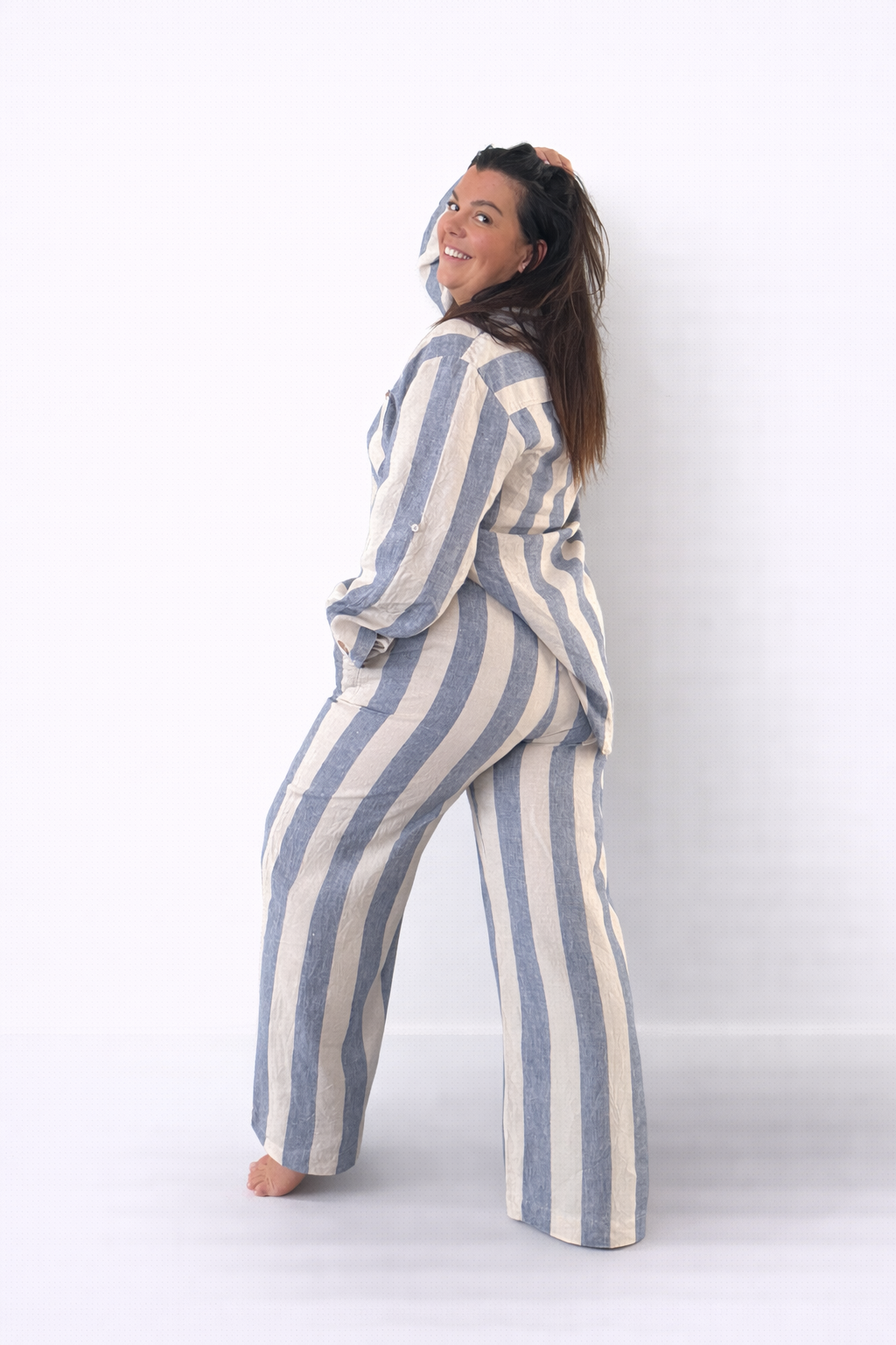 Night to Day Linen Long Sleeve Set