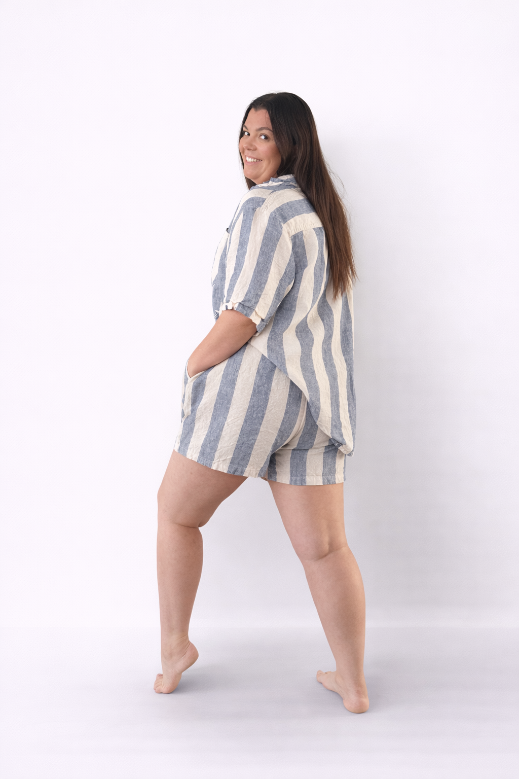 Linen Short Sleeve Set