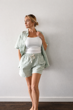 Linen Short Sleeve Set