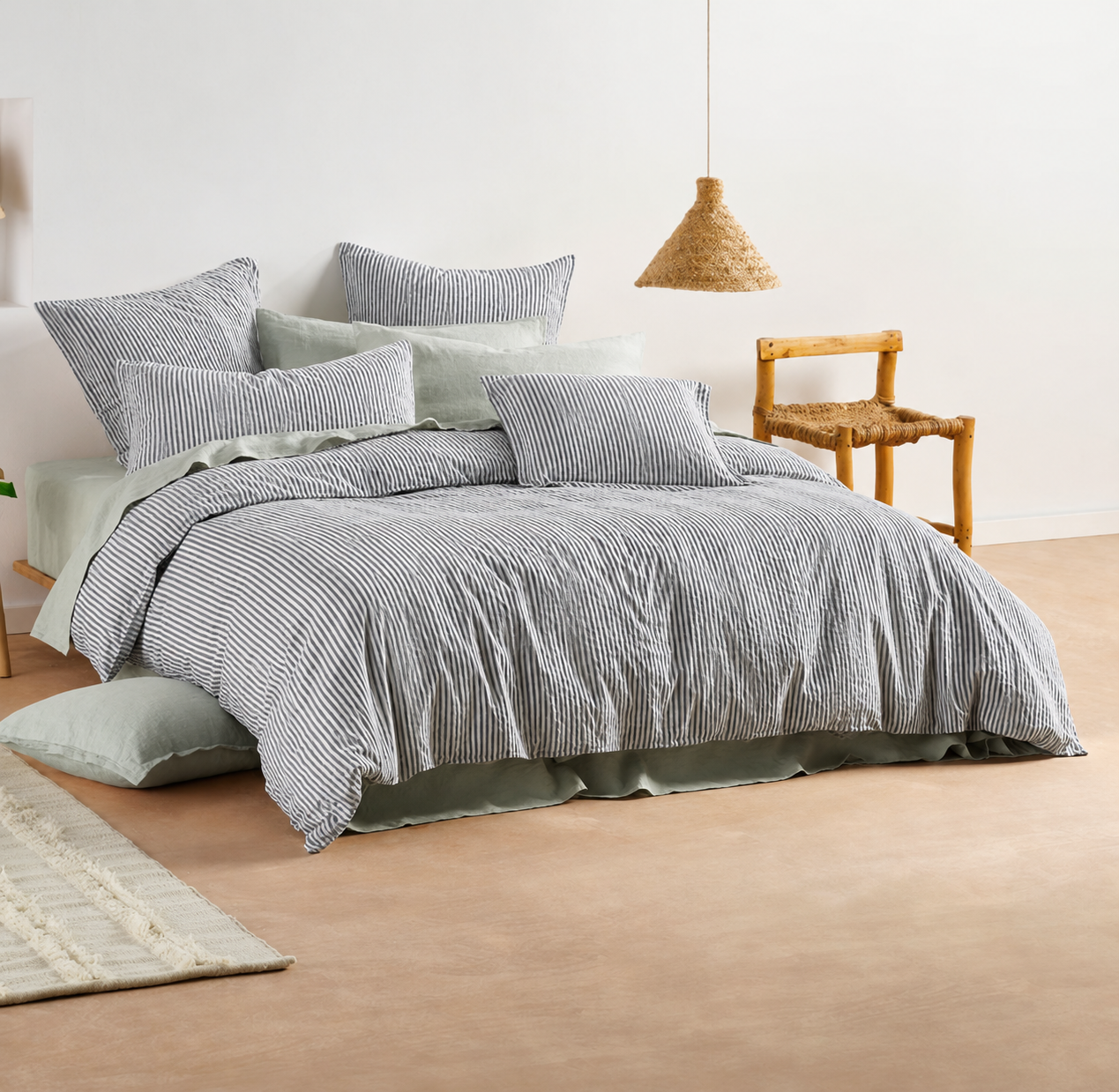 Linen Duvet Cover Set - Cordelia