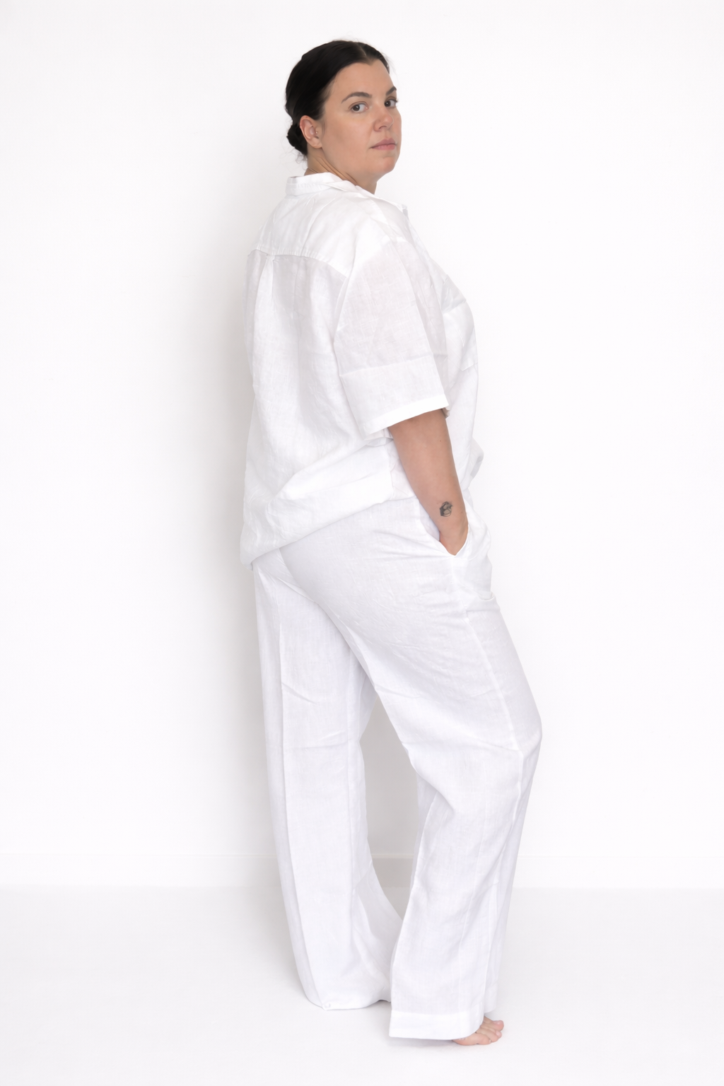 Linen Set Pants + Short Sleeve