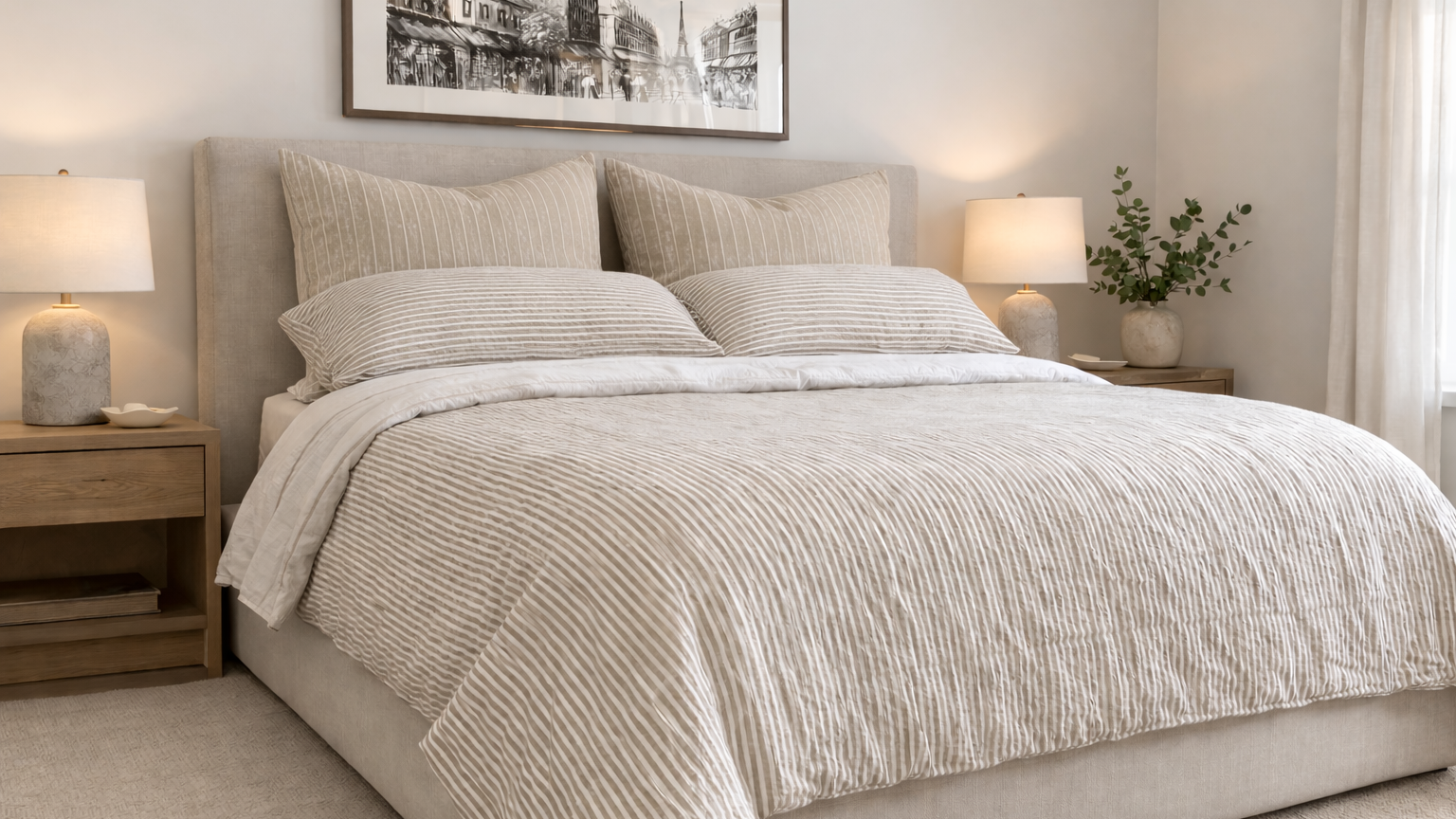 Linen Duvet Cover Set - Alivia