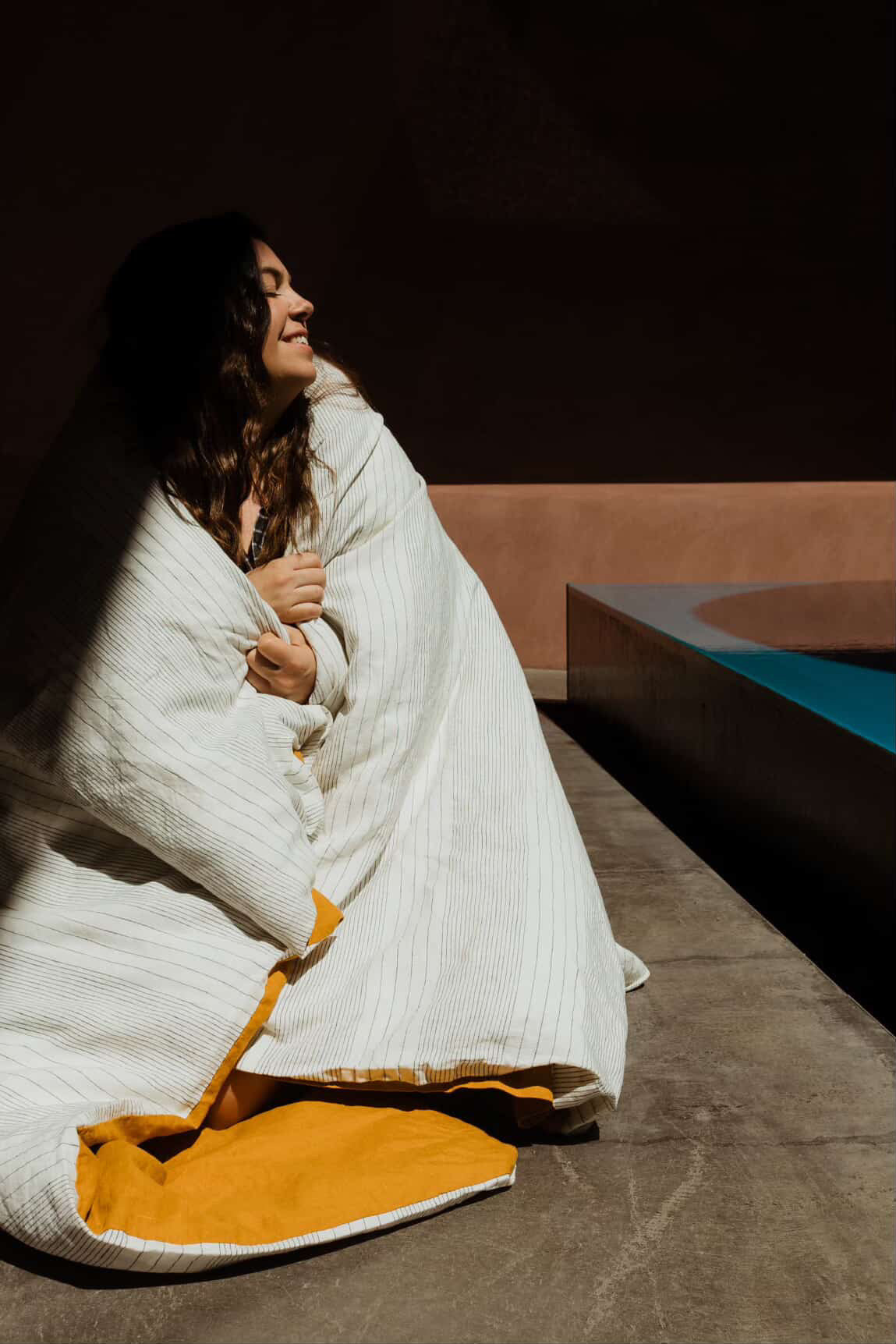 Linen Pillowcases in Marigold