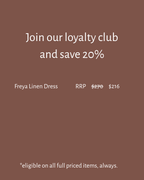 Freya Linen Dress