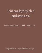 Aurora Linen Dress
