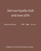 Iylah Linen Dress