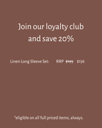 Linen Long Sleeve Set