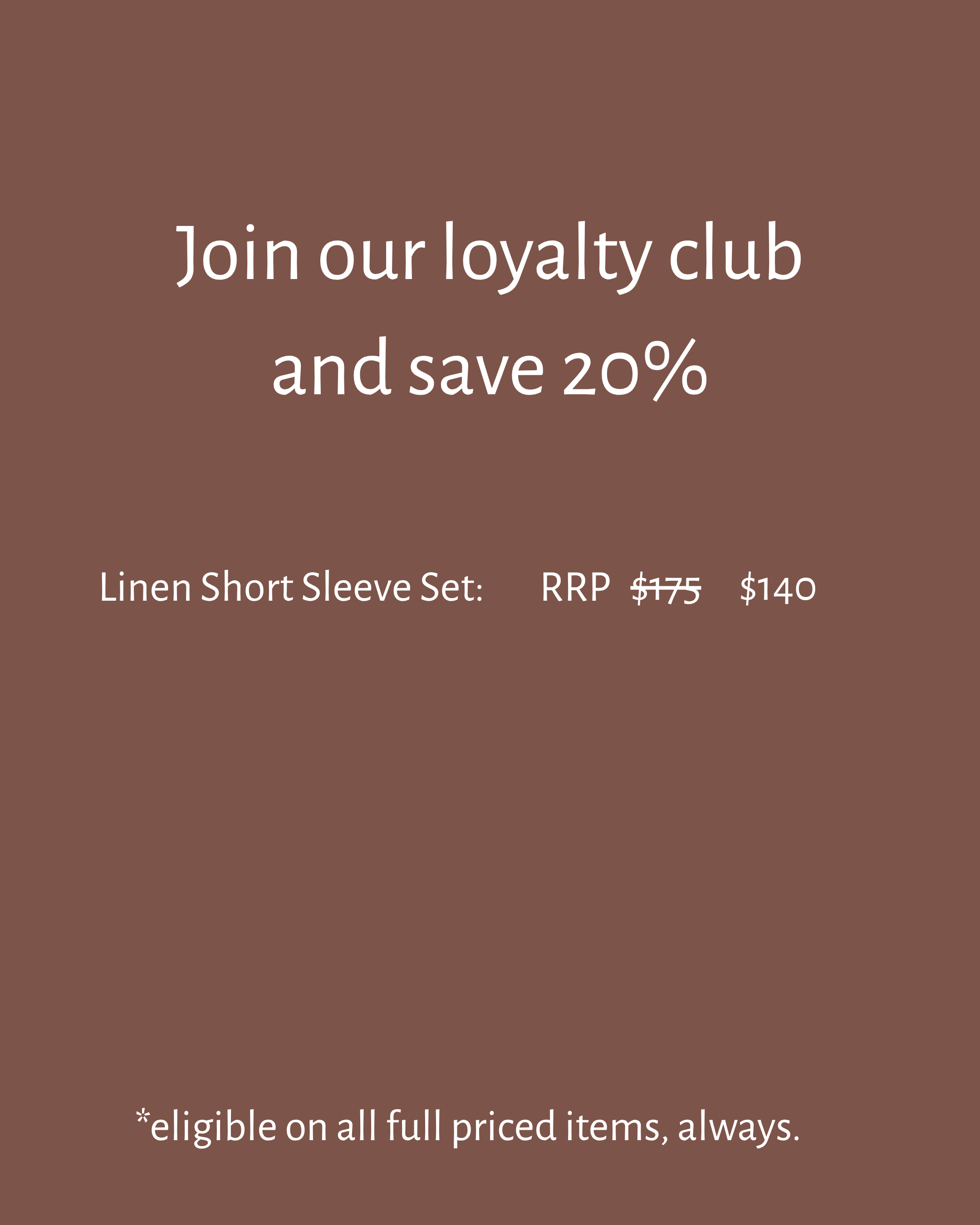 Linen Short Sleeve Set