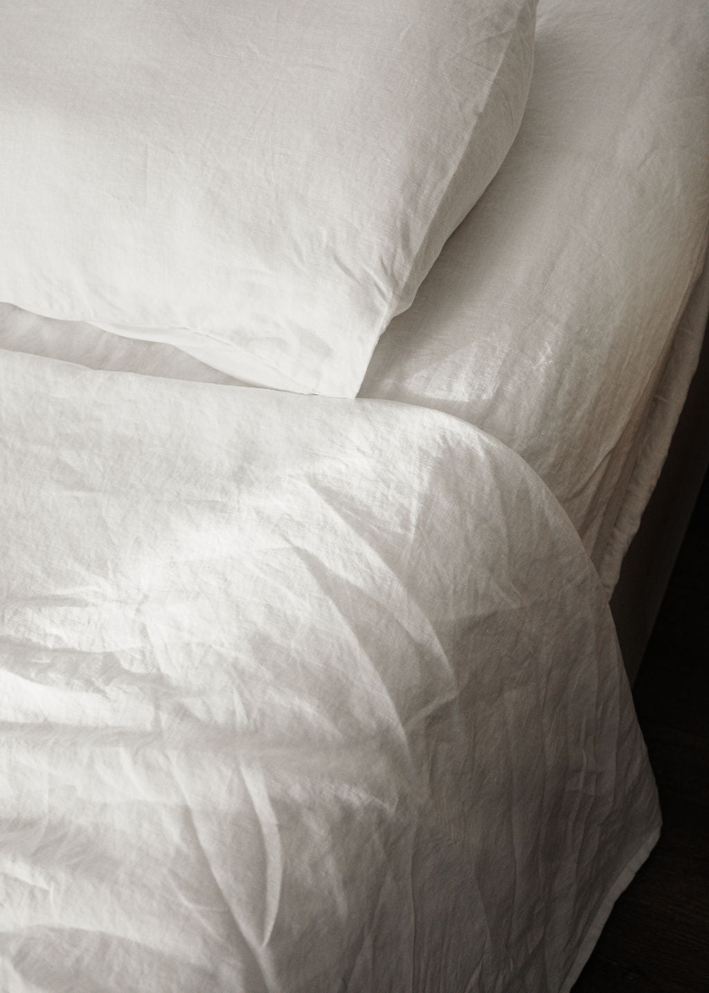 Linen Pillowcases in White