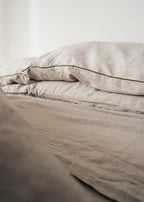 Linen Pillowcases in Oatmeal