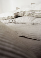 Linen Pillowcases in Oatmeal