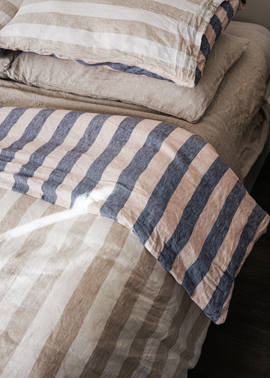 Linen Duvet Cover Set - Melody