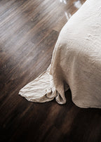 Linen Flat Sheet in Oatmeal