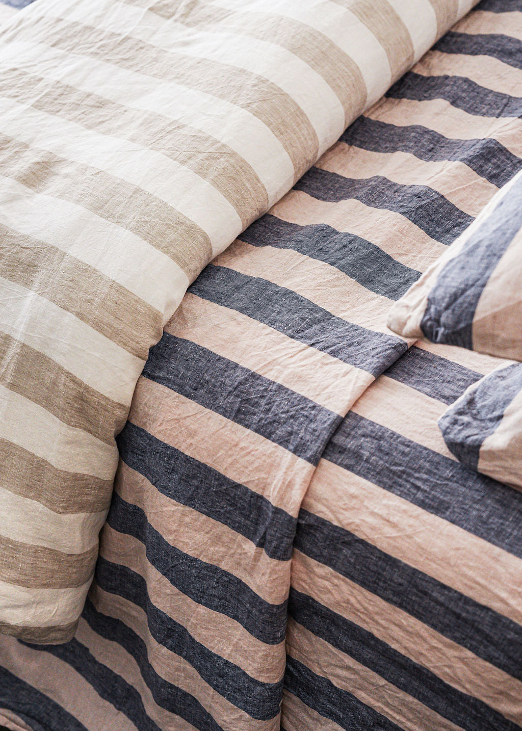 Linen Duvet Cover Set - Melody
