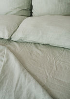 Linen Fitted Sheet in Esme