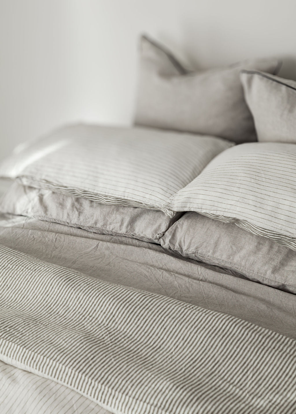 Linen Flat Sheet in Oatmeal