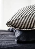 Linen Fitted Sheet in Navy