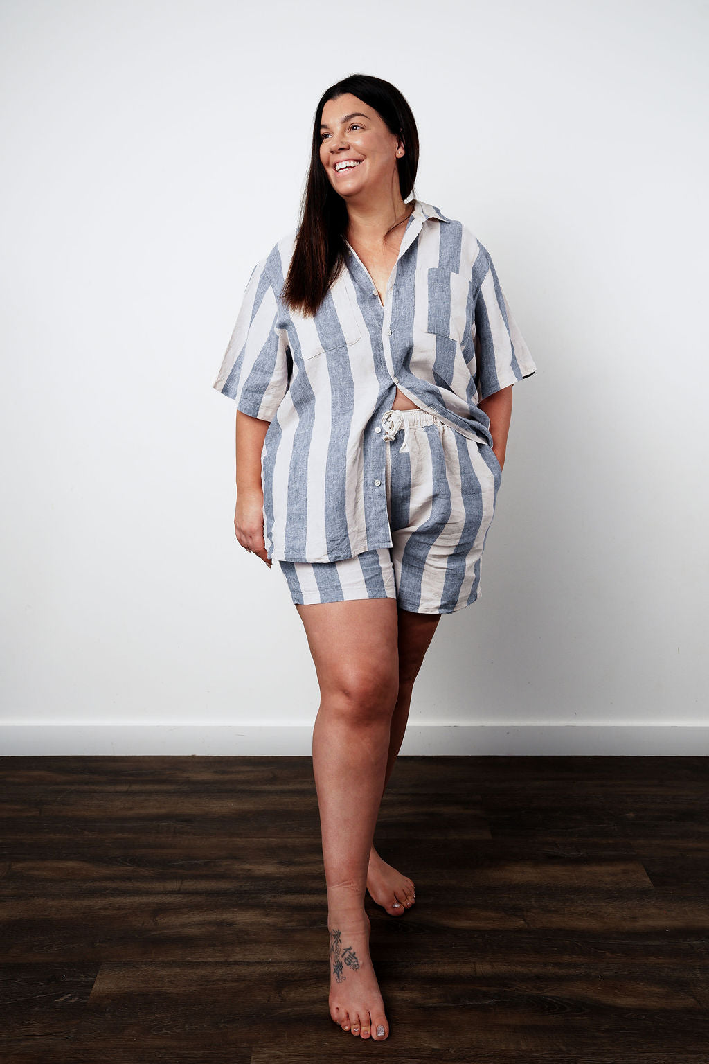 Linen Short Sleeve Set