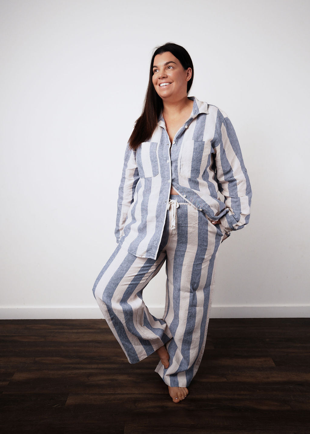 Linen Long Sleeve Set