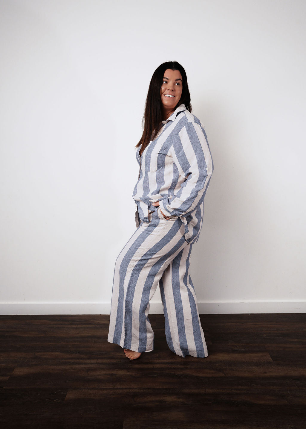 Linen Long Sleeve Set
