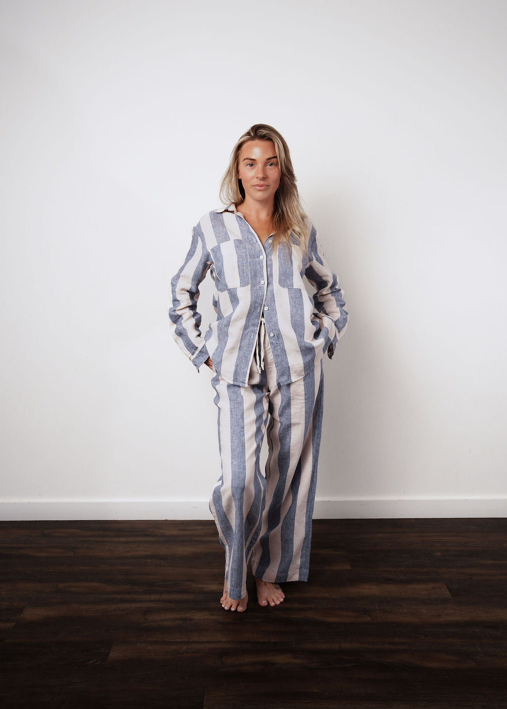 Linen Long Sleeve Set