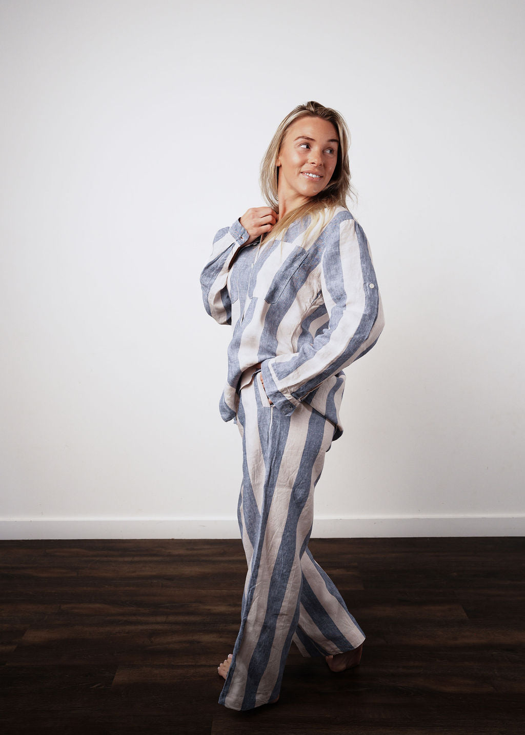 Linen Long Sleeve Set