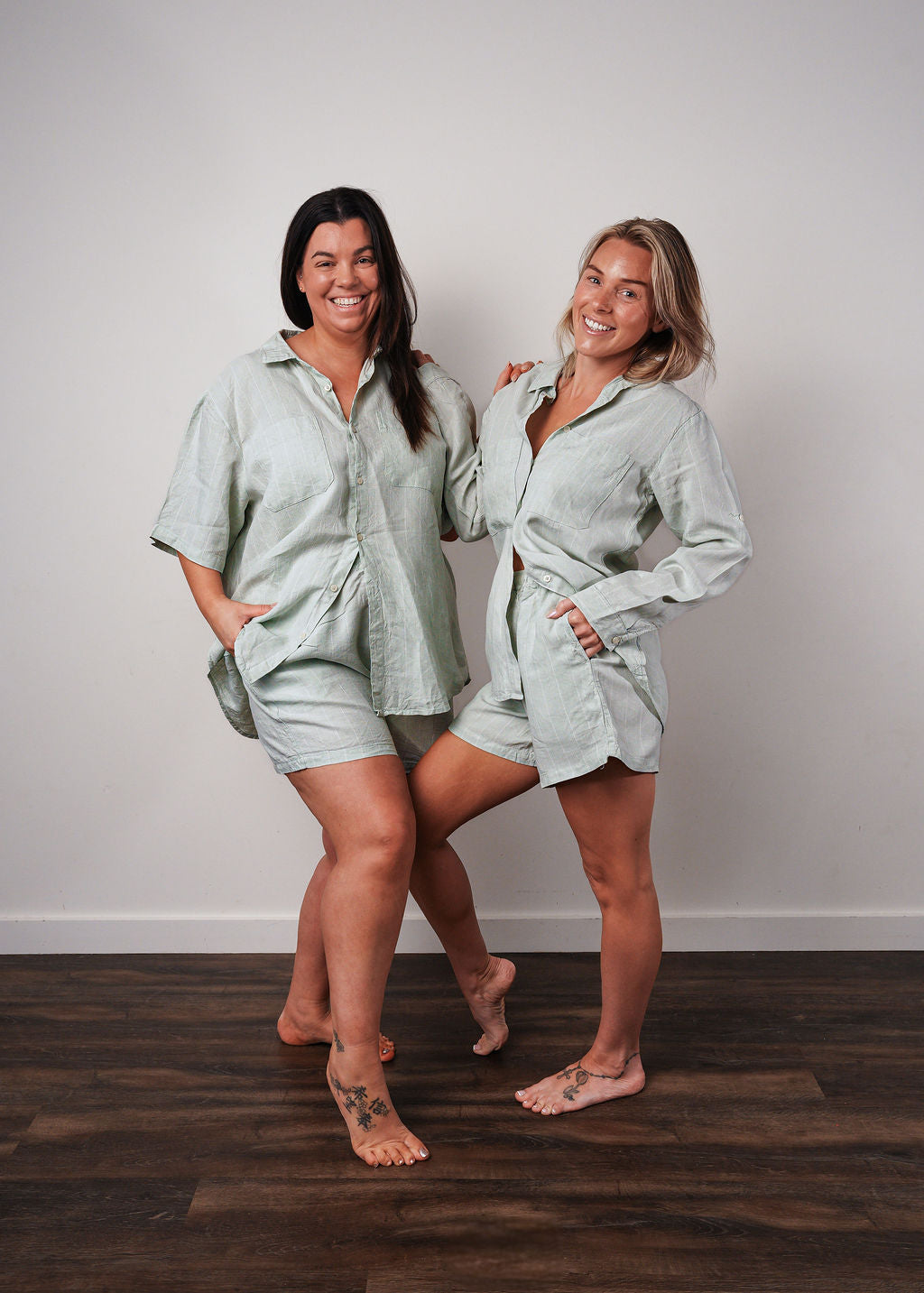 Linen Short Sleeve Set