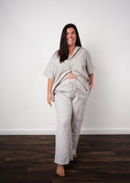 Linen Set Pants + Short Sleeve